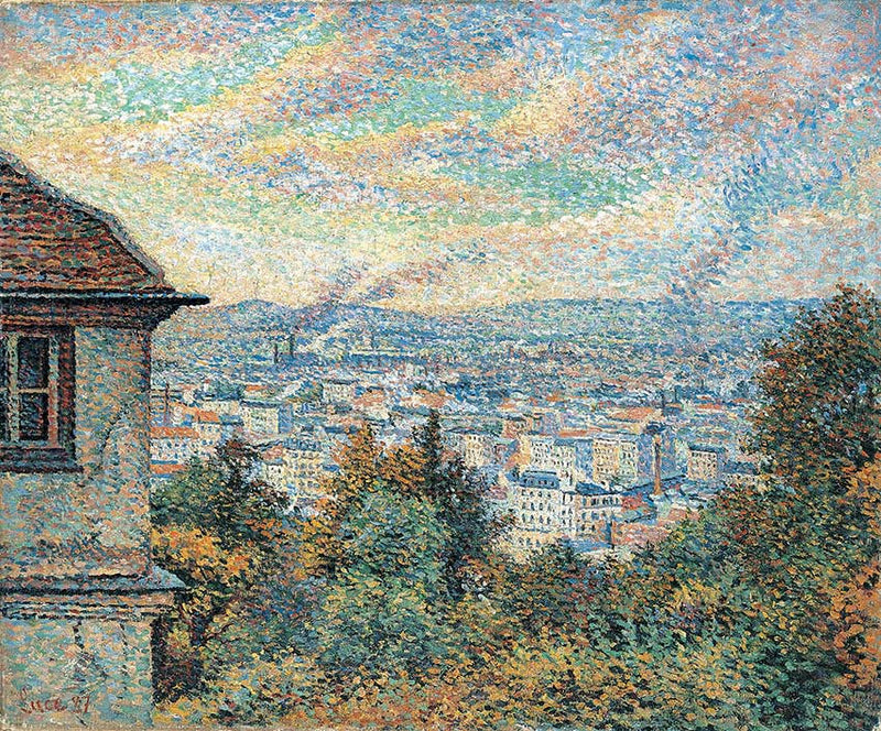 Blick auf Paris vom Montmartre - Maximilien Luce