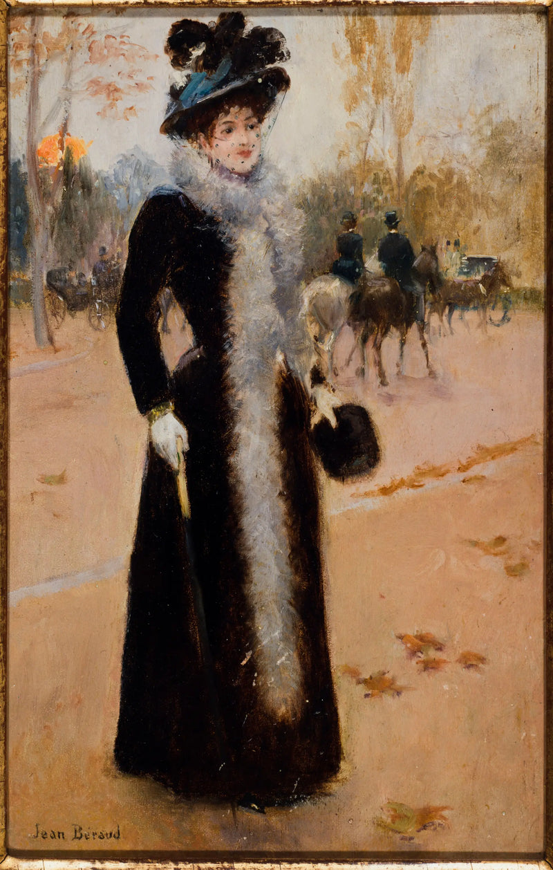 Parisienne im Bois - Jean Béraud