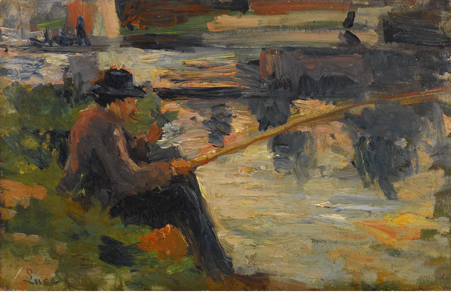 Parizelle am Angeln in Bas-Meudon - Maximilien Luce