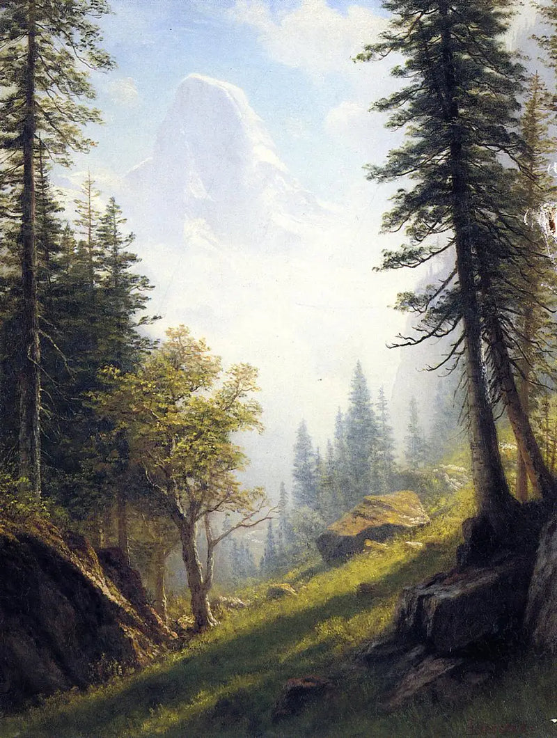 Unter den Berner Alpen - Albert Bierstadt
