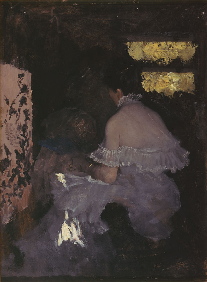 Unter den Bildschirmen - Giuseppe De Nittis