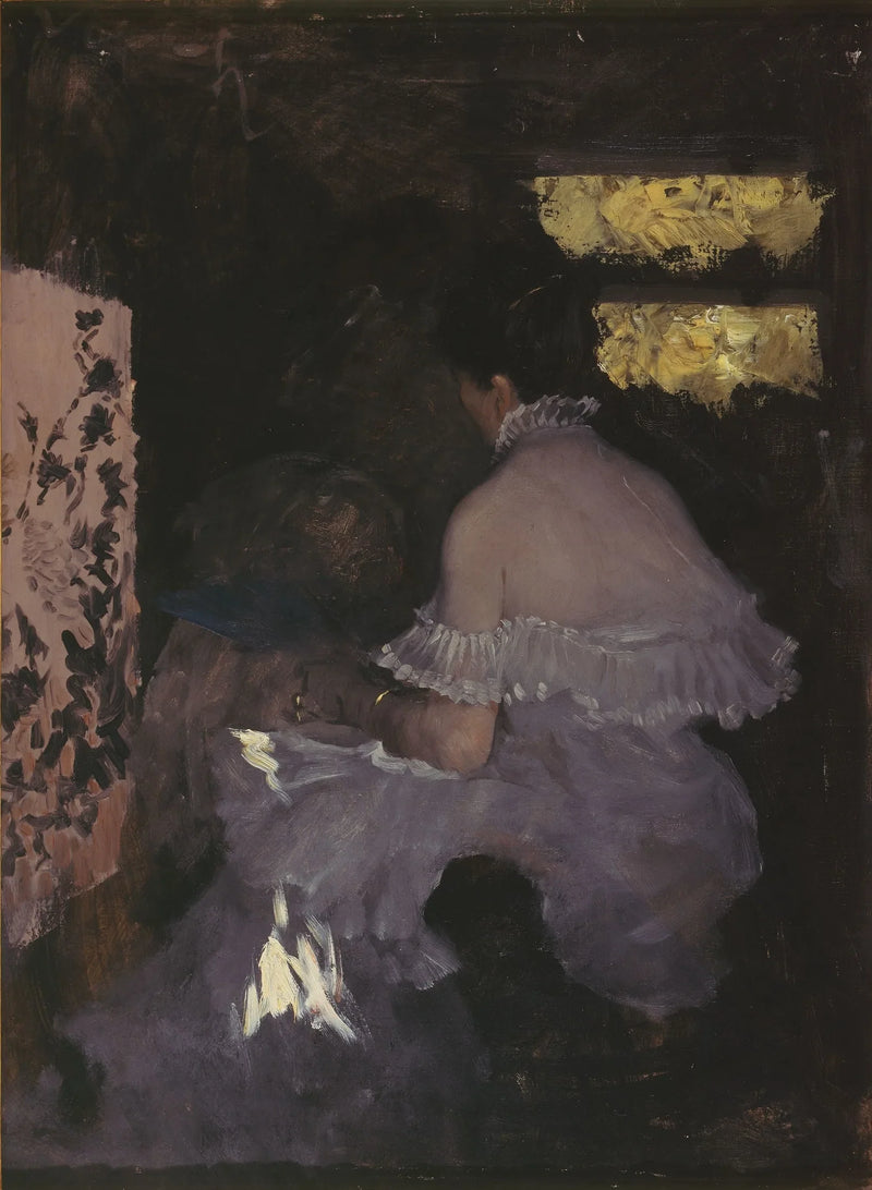 Unter den Bildschirmen - Giuseppe De Nittis
