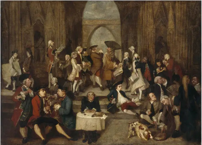 Parodie de « Die Schule von Athen » von Raphael - Joshua Reynolds