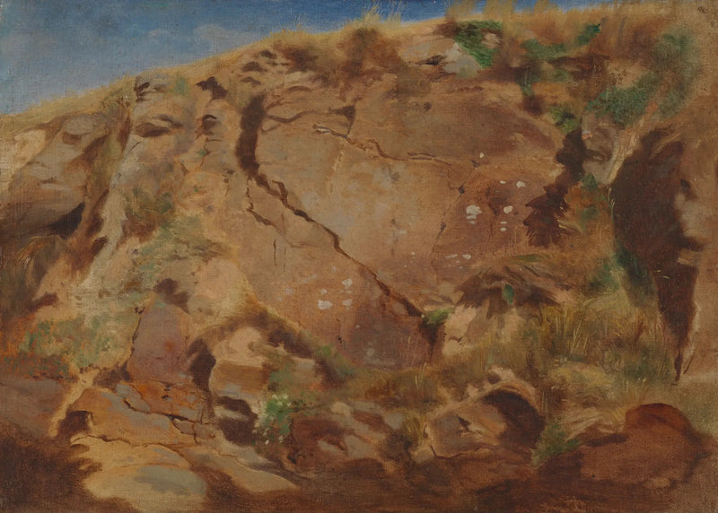 Felswand - Arnold Böcklin