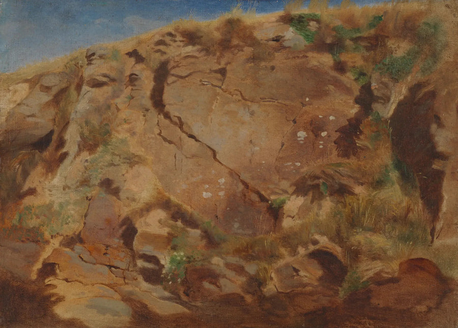 Felswand - Arnold Böcklin