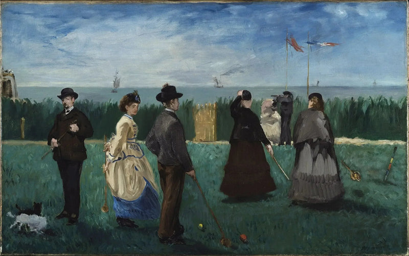 Croquetspiel in Boulogne-sur-Mer - Édouard Manet