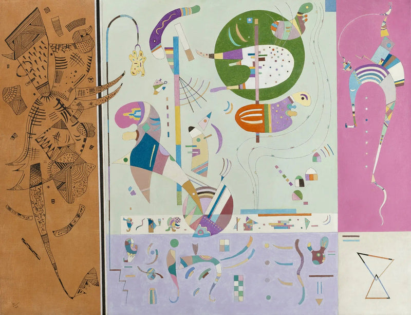 Verschiedene Teile - Vassily Kandinsky