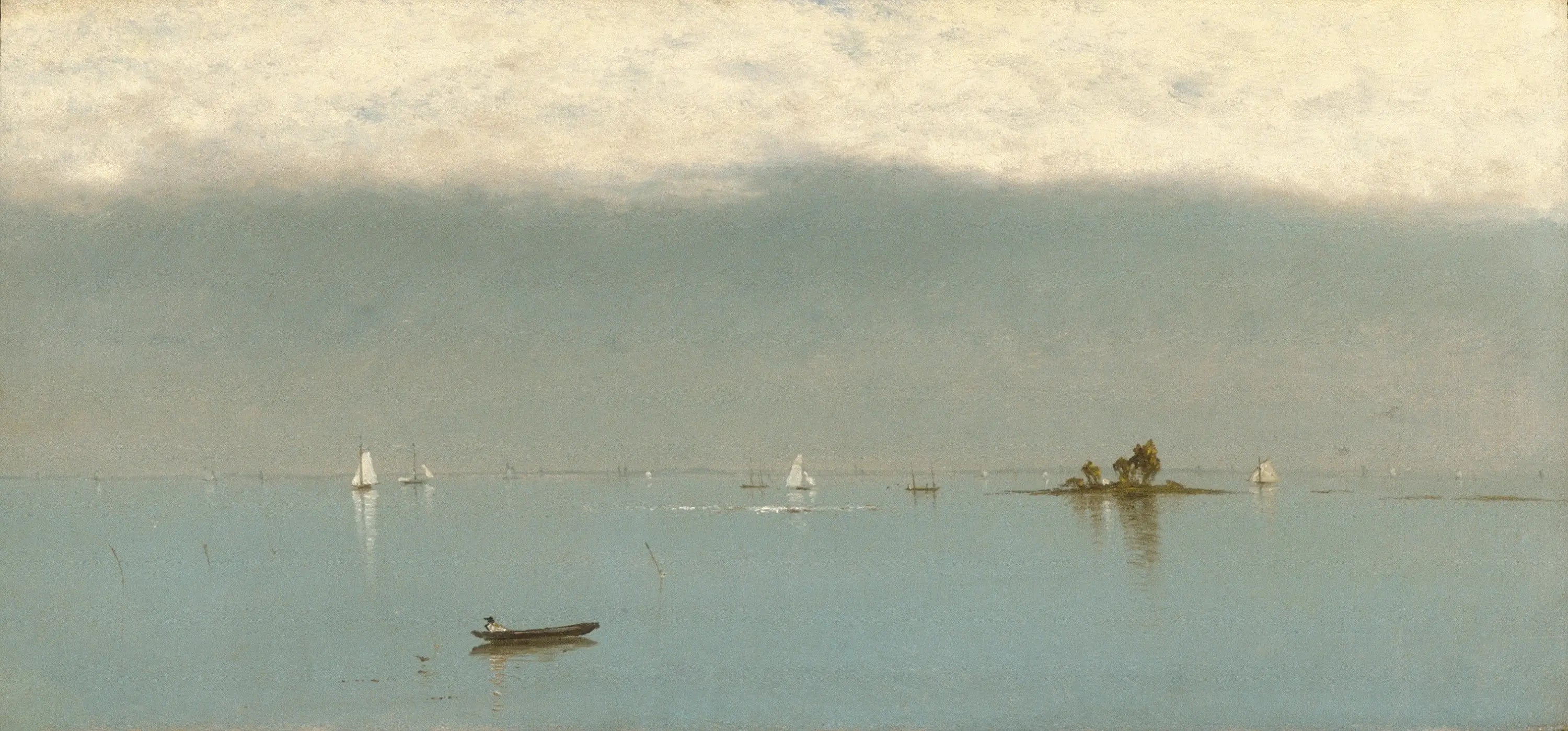 Passage de la tempête - John Frederick Kensett image 1 copie peinte à la main à l’huile