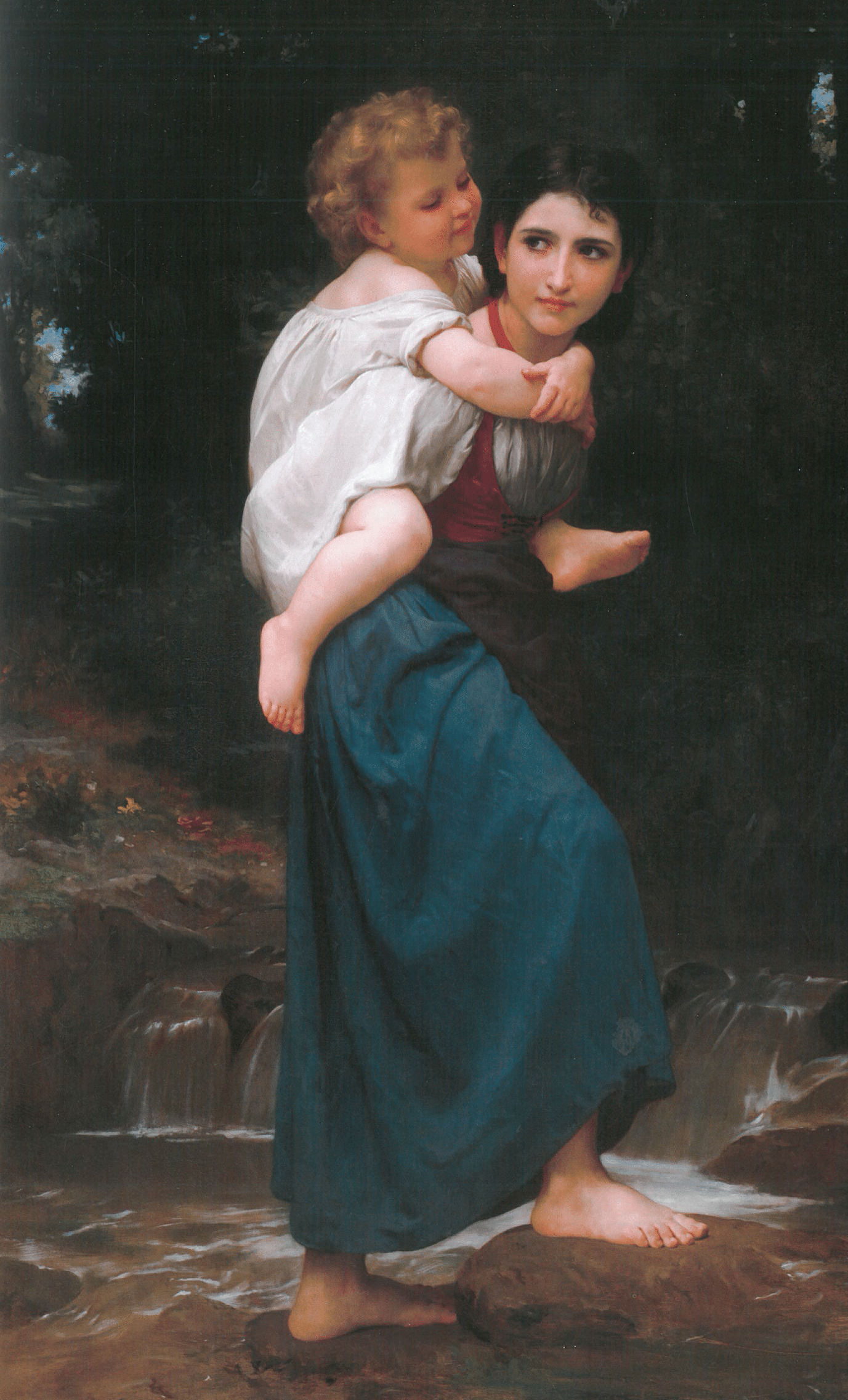 Le Passage du Gué de William-Adolphe Bouguereau