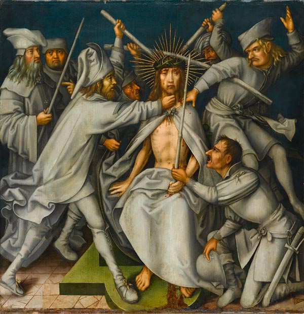 Passion Grau : Die Dornenkrönung - Hans Holbein der Ältere