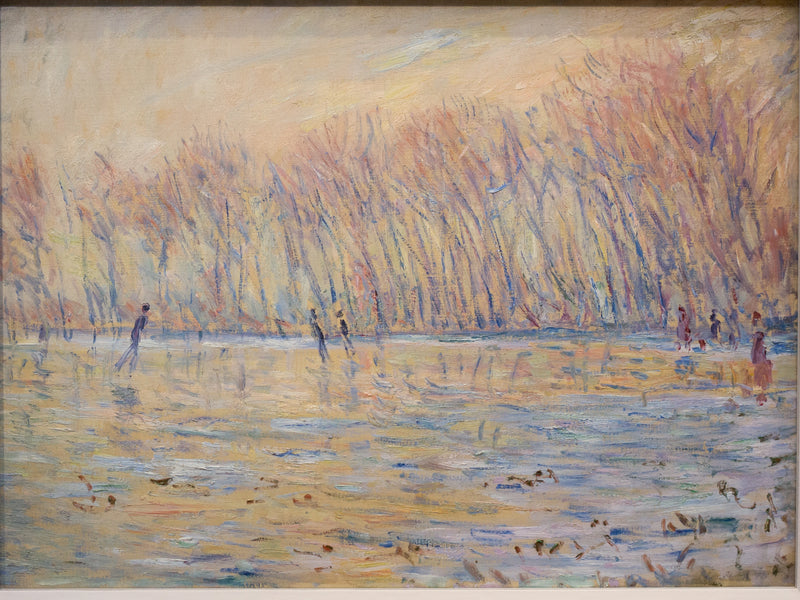 Die Schlittschuhläufer in Giverny - Claude Monet