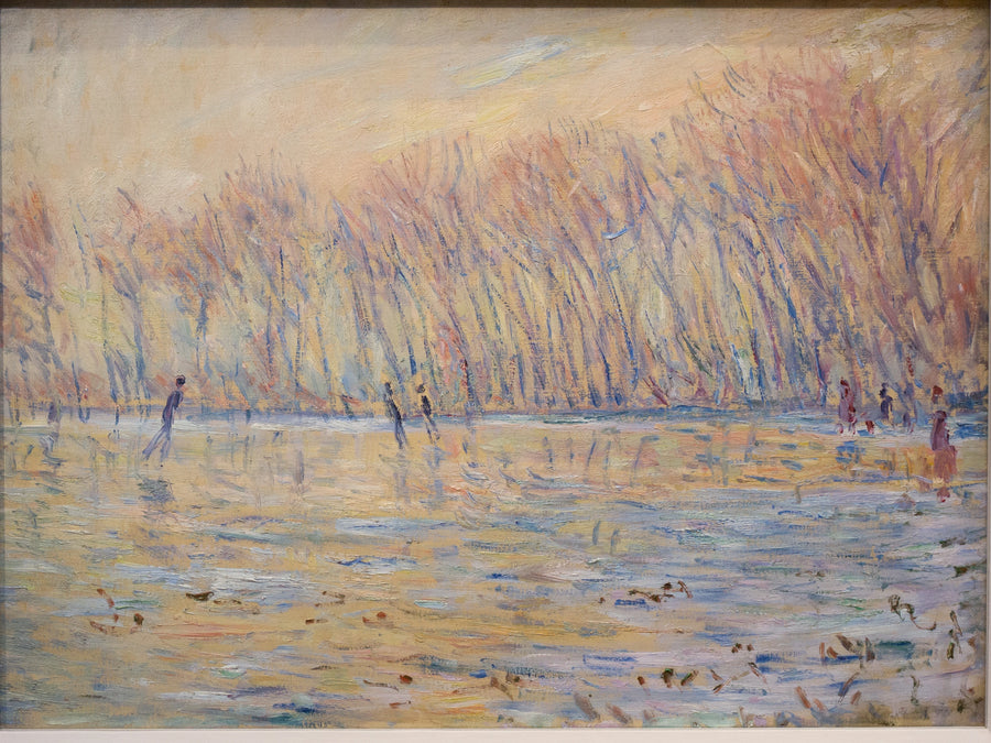 Die Skater in Giverny, Barberini W1619 - Claude Monet
