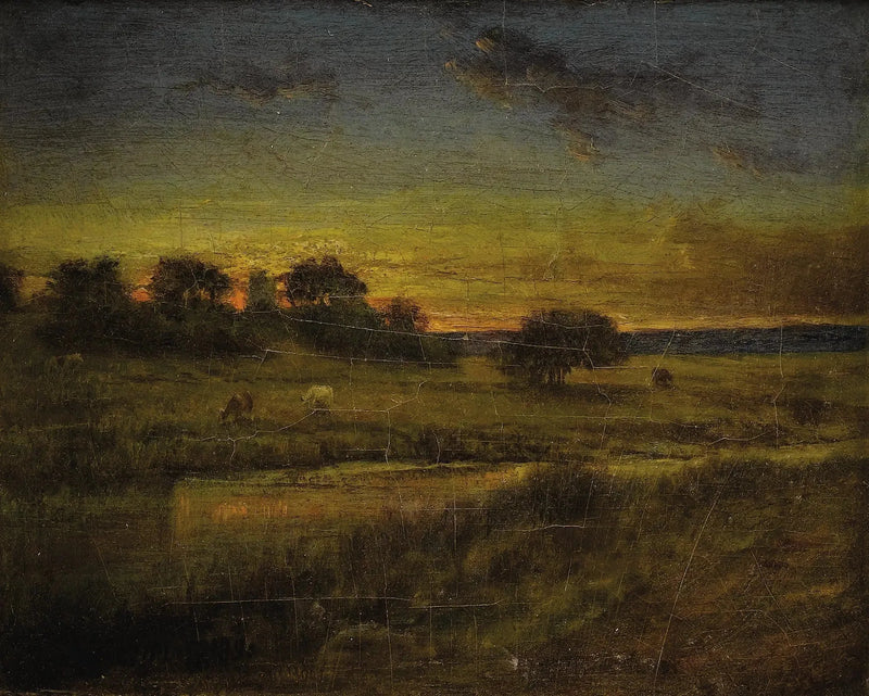 Weide bei Morgengrauen - George Inness