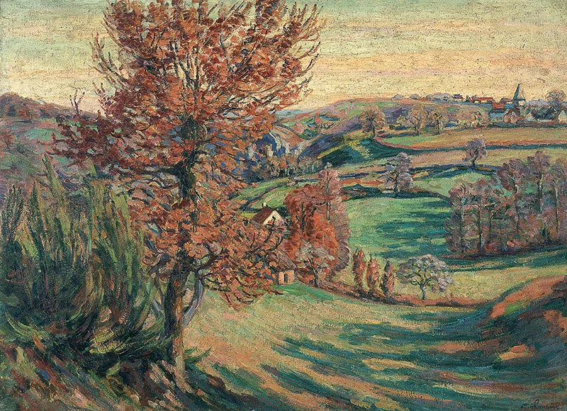 Pâturage des Granges Crozant - Armand Guillaumin image 1 reproduction artisanale de tableau