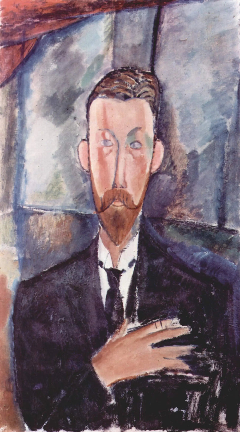 Paul Alexandre vor einem Fenster - Amedeo Modigliani