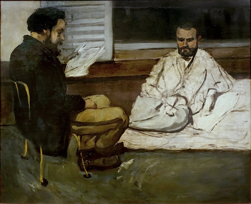 Paul Alexis liest Émile Zola vor - Paul Cézanne