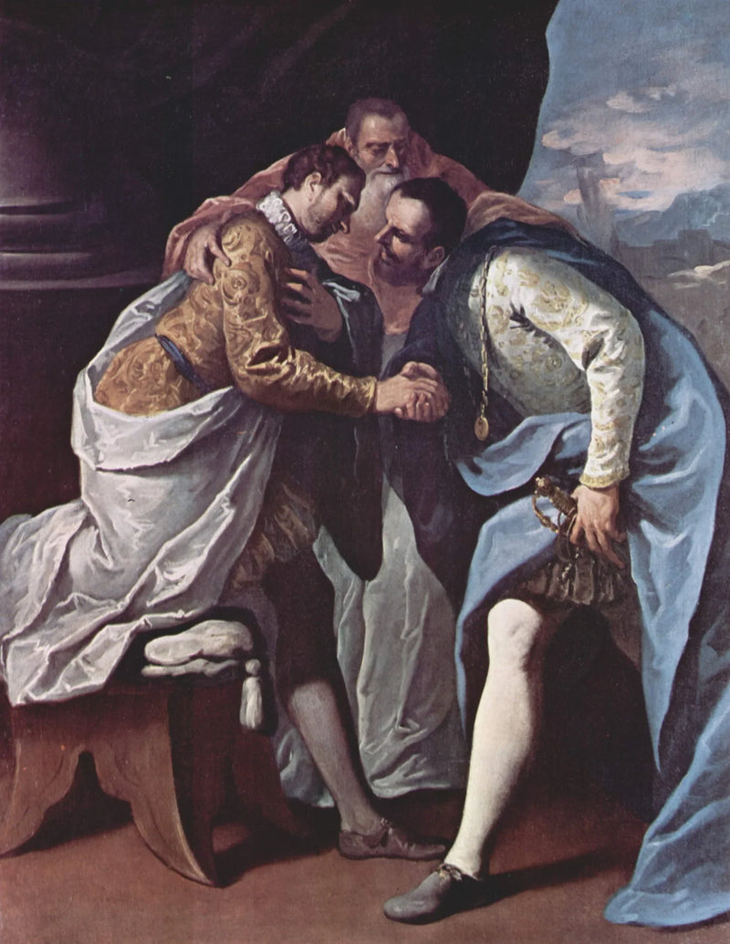 Paul III versöhnt Franz I. und Karl V. - Sebastiano Ricci