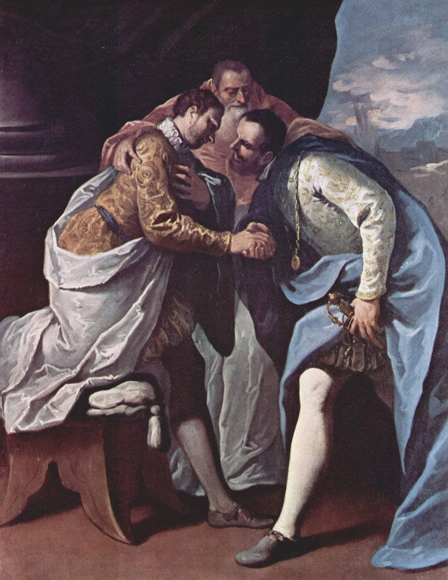 Paul III versöhnt Franz I. und Karl V. - Sebastiano Ricci