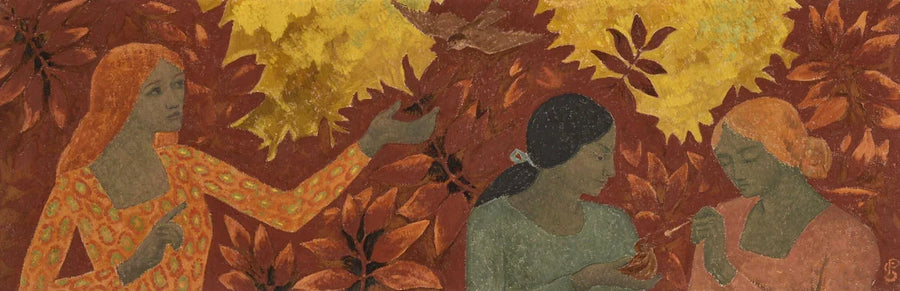 Métamorphoses La légende des papillons, des fleurs et des oiseaux (La becquée) - Paul Sérusier