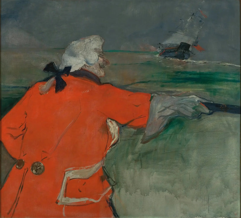 Paul Viaud in Admiraluniform des 18. Jahrhunderts - Henri de Toulouse-Lautrec