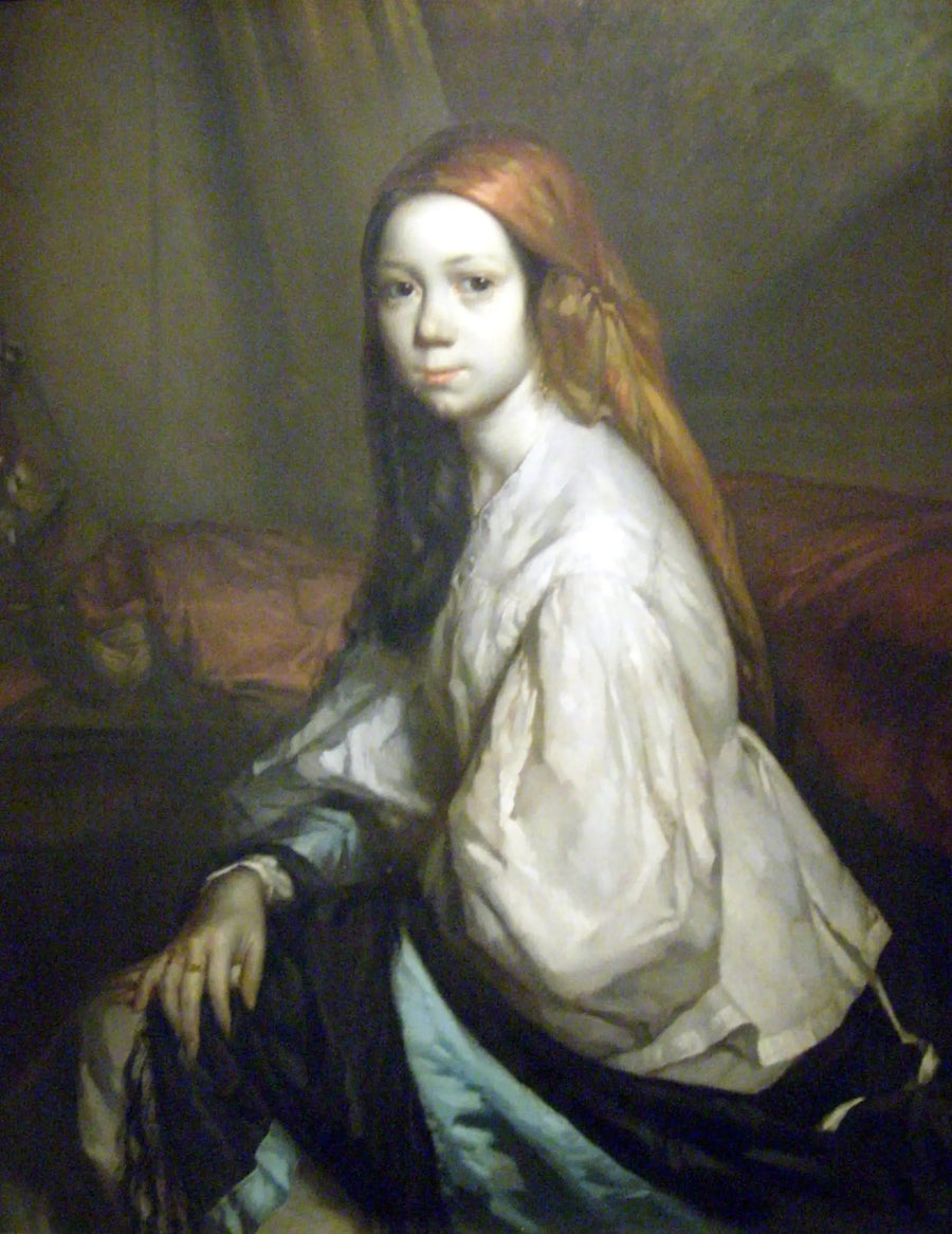 Pauline Ono im Nachthemd - Jean-François Millet