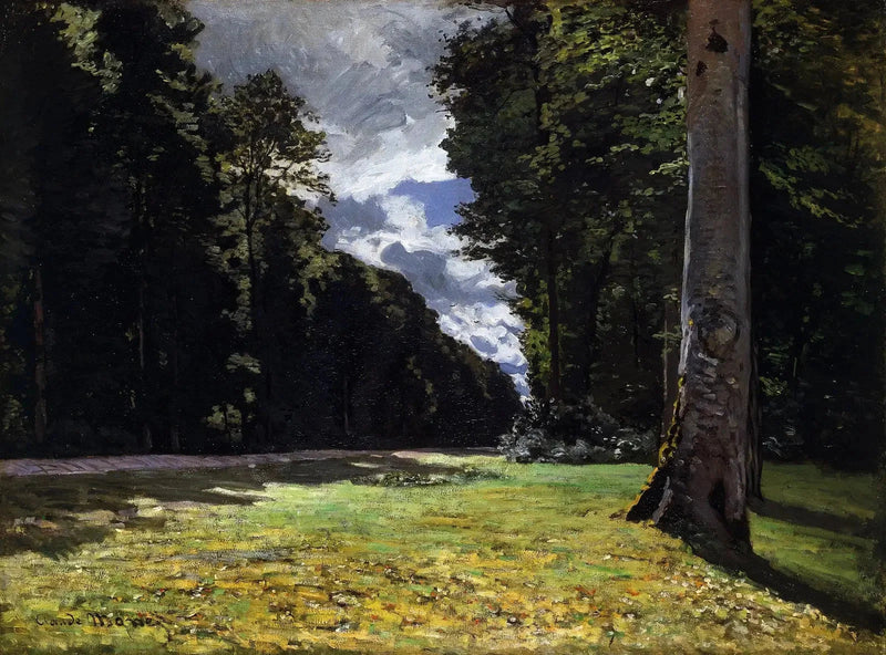 Le Pavé de Chailly im Wald von Fontainebleau W57 - Claude Monet