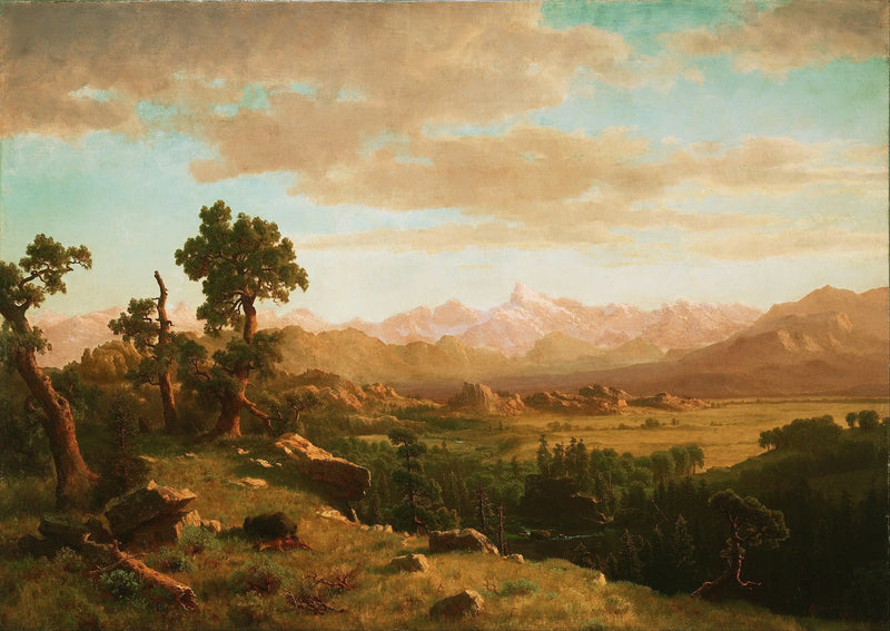Wind River Land - Albert Bierstadt