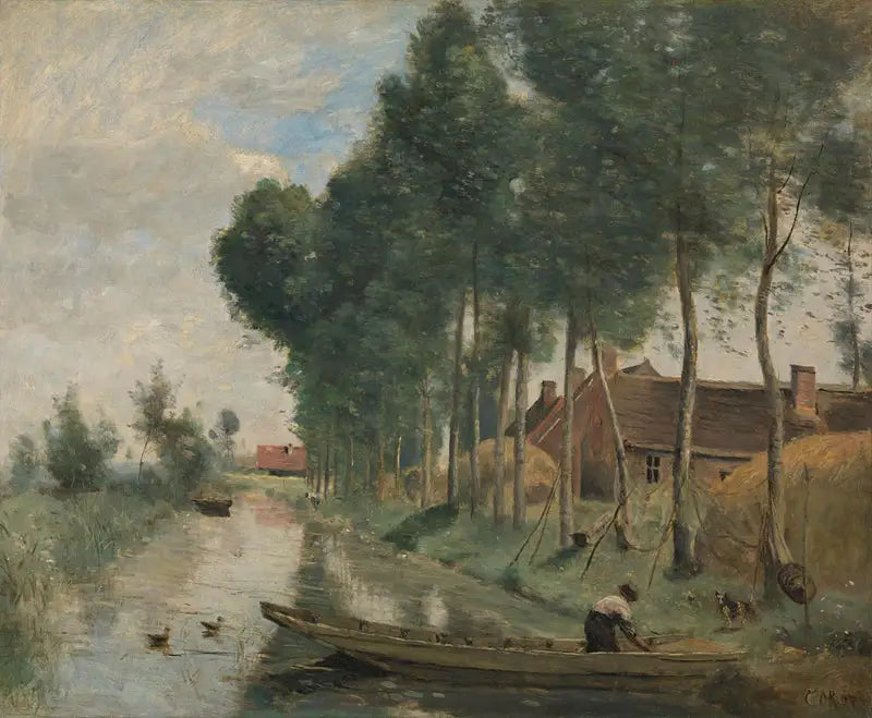 Landschaft in Arleux-du-Nord - Jean-Baptiste Camille Corot