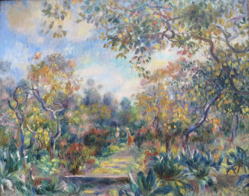 Landschaft in Beaulieu - Pierre-Auguste Renoir