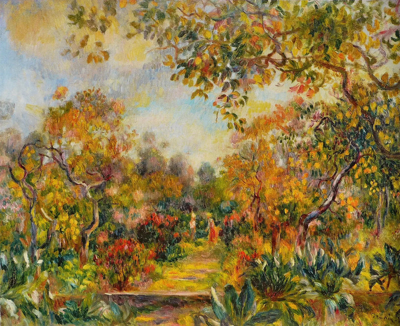 Landschaft in Beaulieu - Pierre-Auguste Renoir