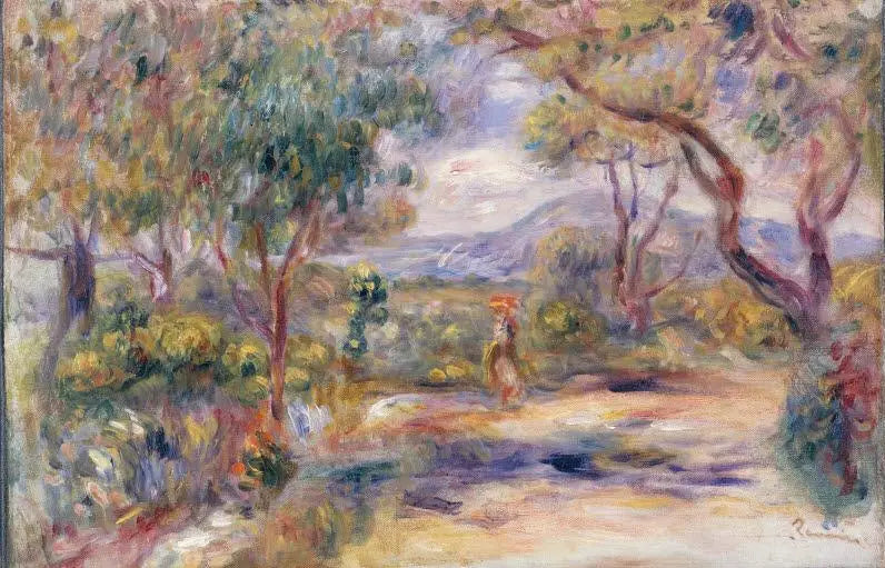 Landschaft in Cagnes (Garten von Renoir) - Pierre-Auguste Renoir