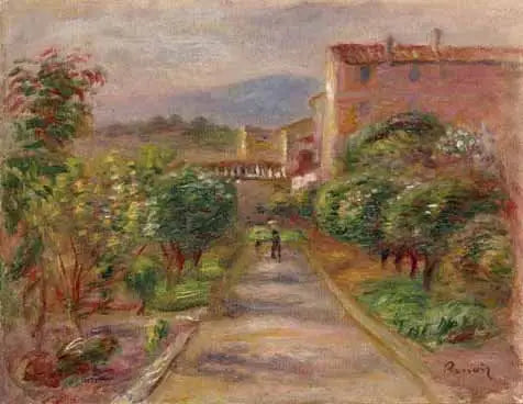 Landschaft in Cagnes - Pierre-Auguste Renoir