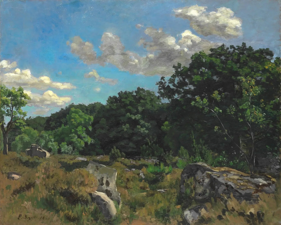 Landschaft in Chailly - Frédéric Bazille