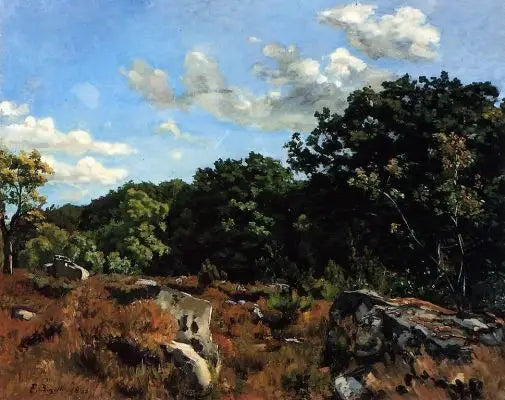 Landschaft in Chailly - Frédéric Bazille