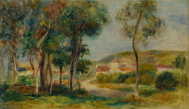 Landschaft in Essoyes - Pierre-Auguste Renoir
