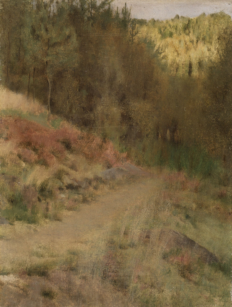 Landschaft bei Fosset - Fernand Khnopff