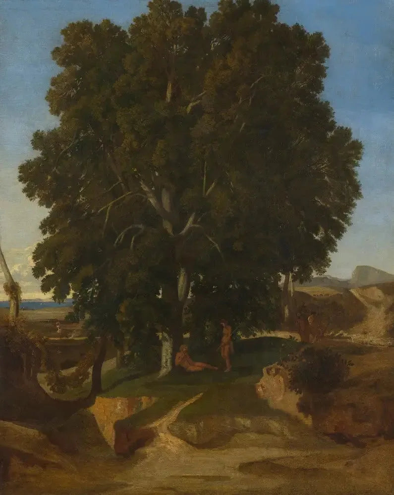 Landschaft im antiken Stil - Gustave Courbet