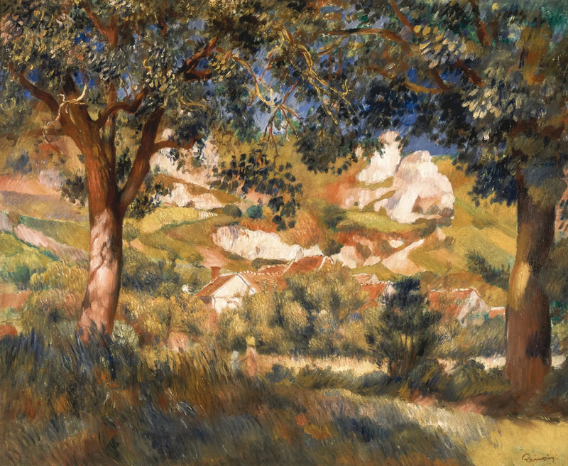 Landschaft in La Roche-Guyon - Pierre-Auguste Renoir