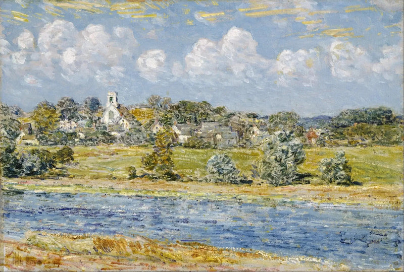 Landschaft in Newfields, New Hampshire - Childe Hassam