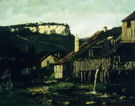Landschaft in Ornans - Gustave Courbet