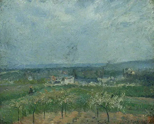 Landschaft in Pontoise - Camille Pissarro