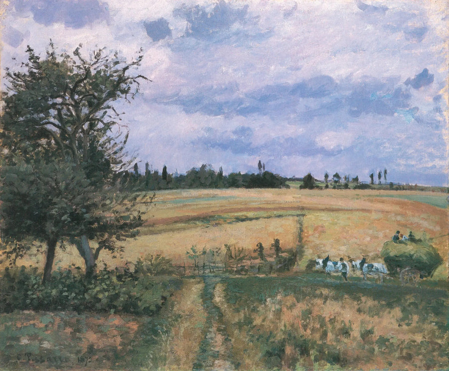 Landschaft in Pontoise - Camille Pissarro
