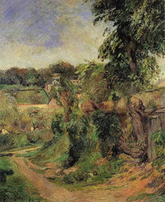 Landschaft in Rouen - Paul Gauguin