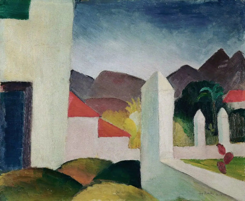 Afrikanische Landschaft - August Macke