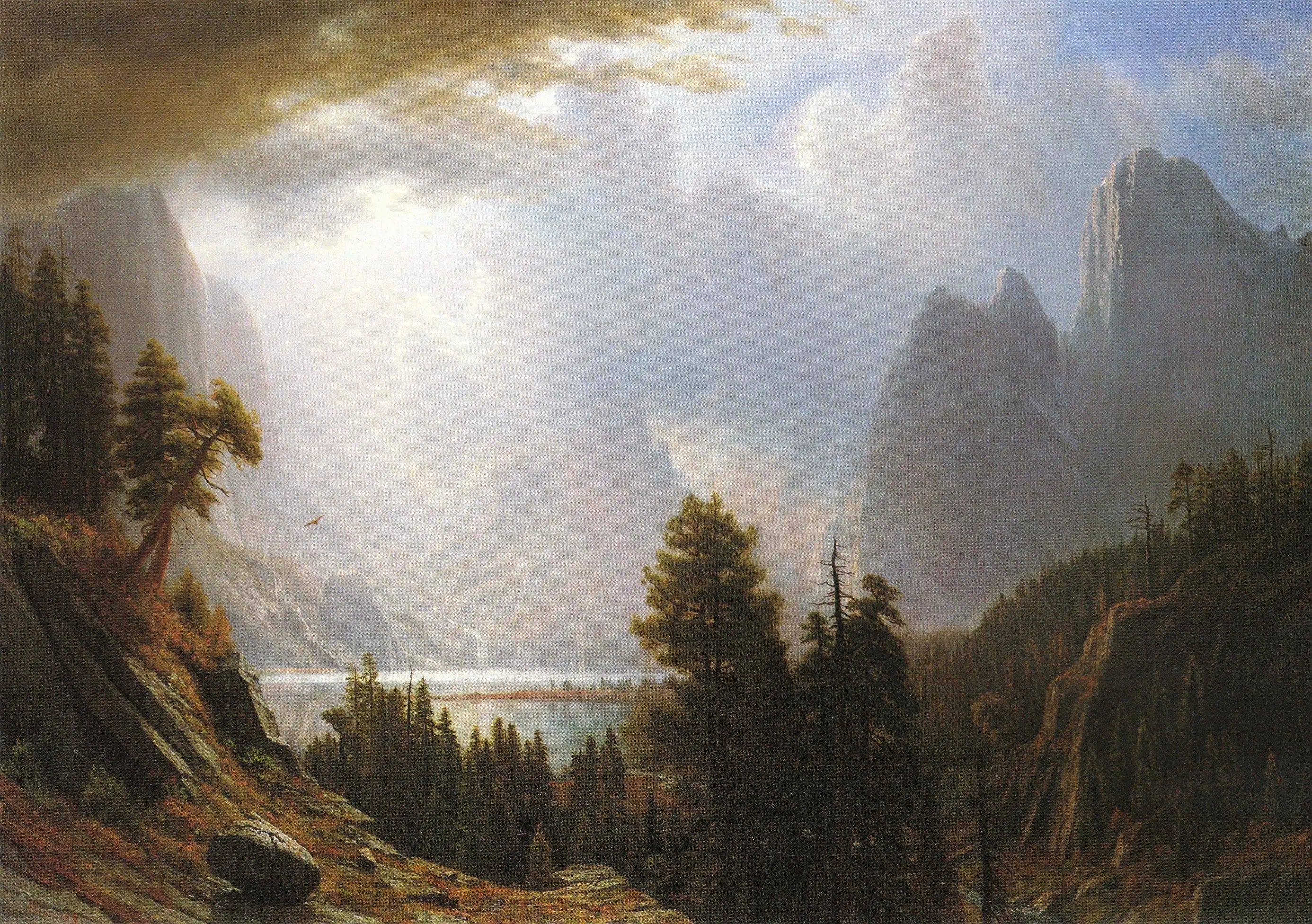 Paysage - Albert Bierstadt - Alpha Reproduction