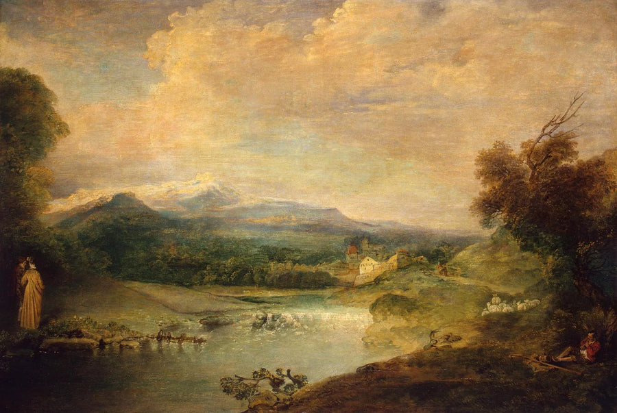 Landschaft - Antoine Watteau