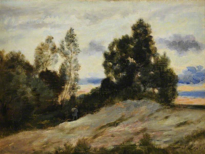Bewaldete Landschaft - Stanislas Lépine