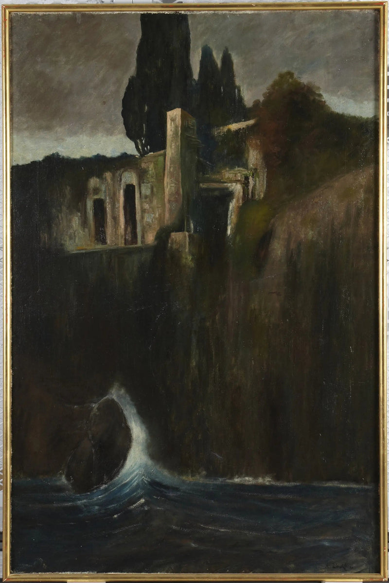 Landschaft - Arnold Böcklin