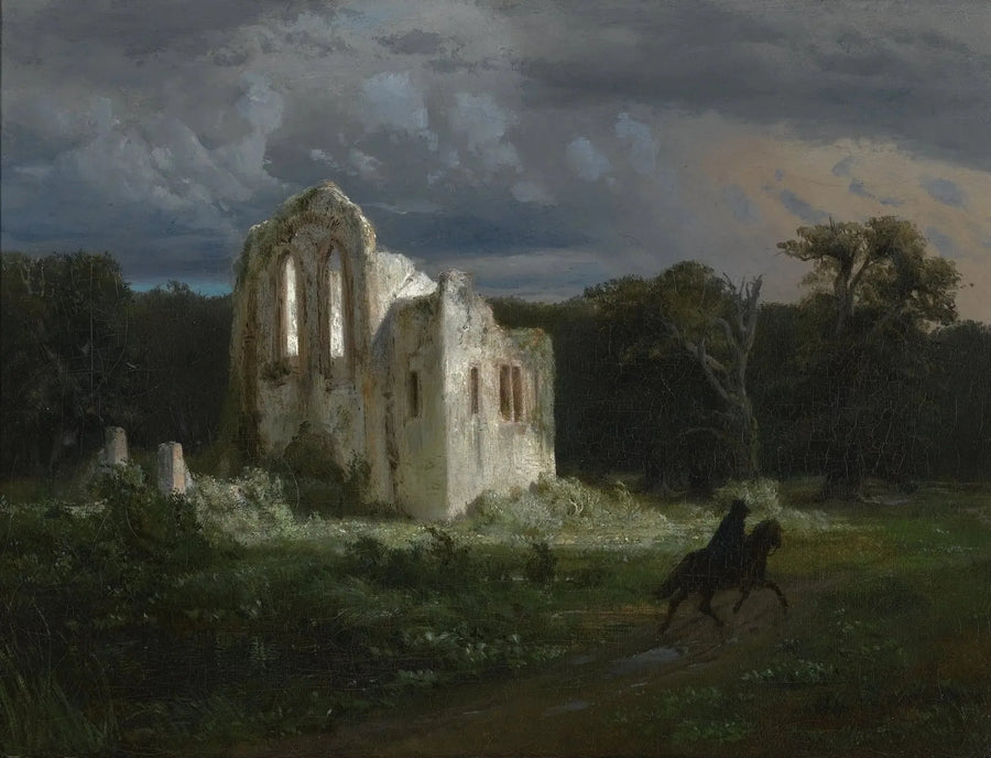 Mondscheinlandschaft - Arnold Böcklin