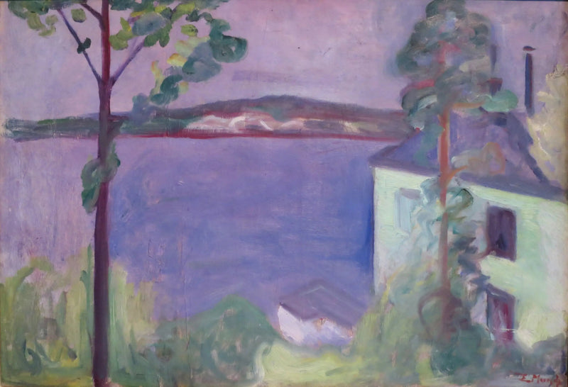 Mondscheinlandschaft - Edvard Munch